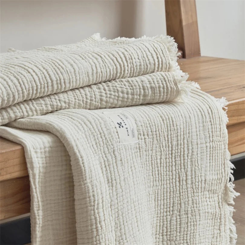 Plaid Roku · mousseline 6 couches