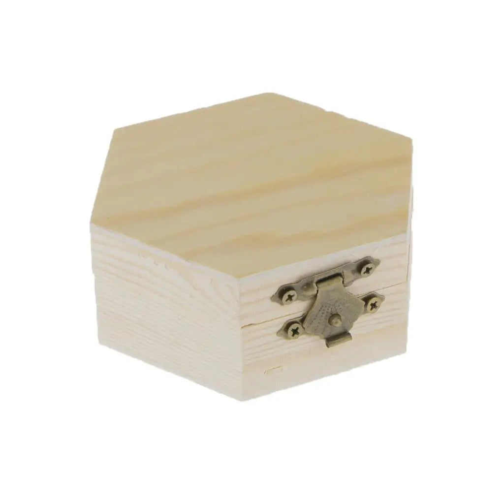 Boîte Rokku · bois hexagonale