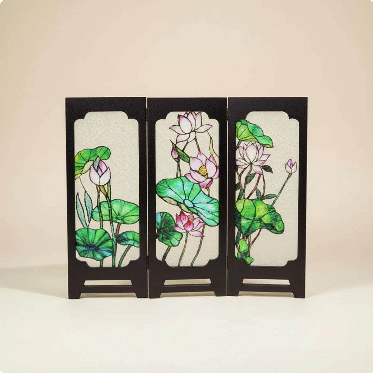 Paravent Kyū · bois chinois vintage