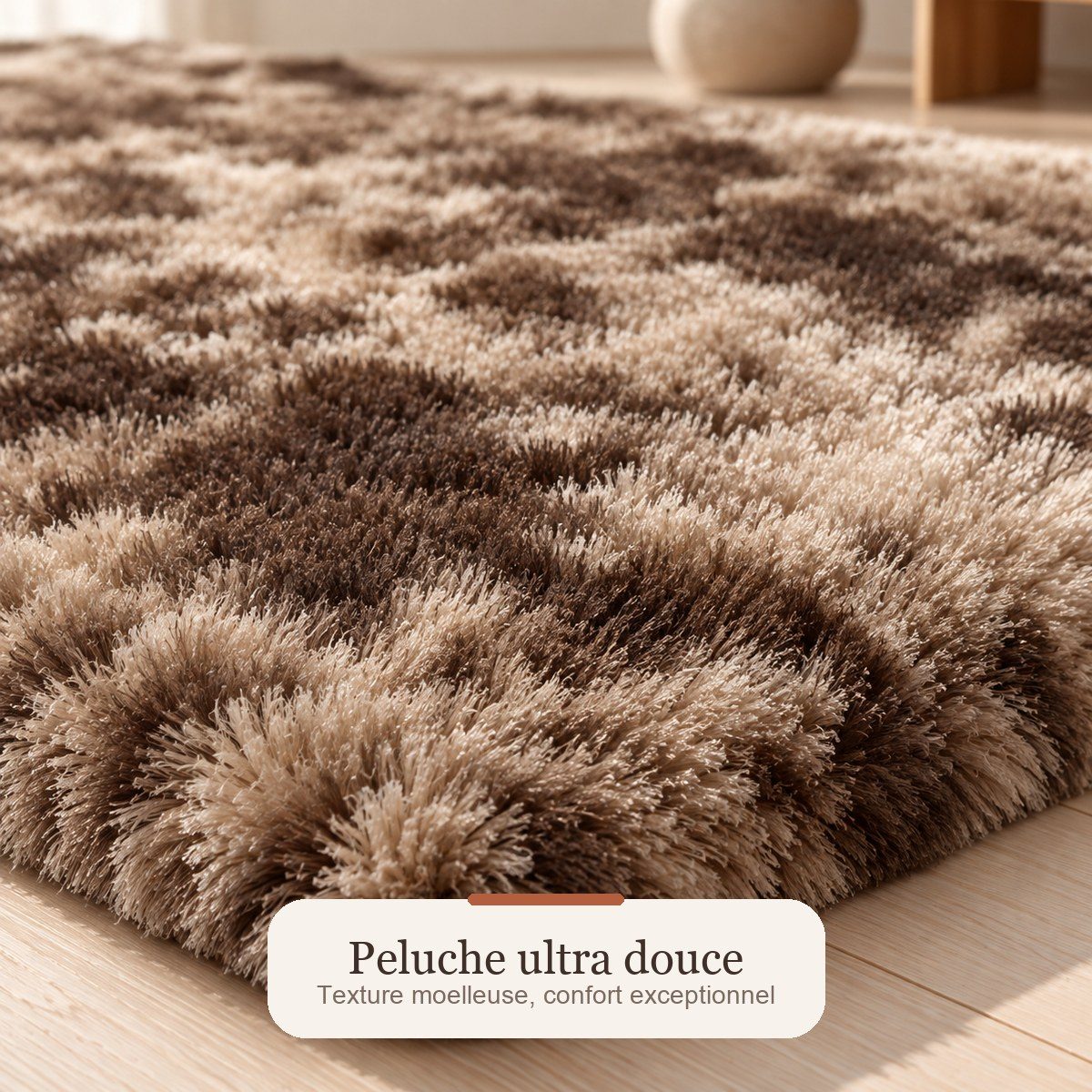 Peluche ultra douce du tapis Kumo