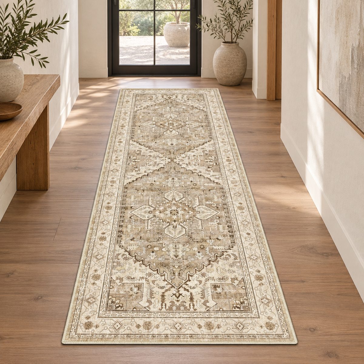 Japandi tapis de couloir antidérapant