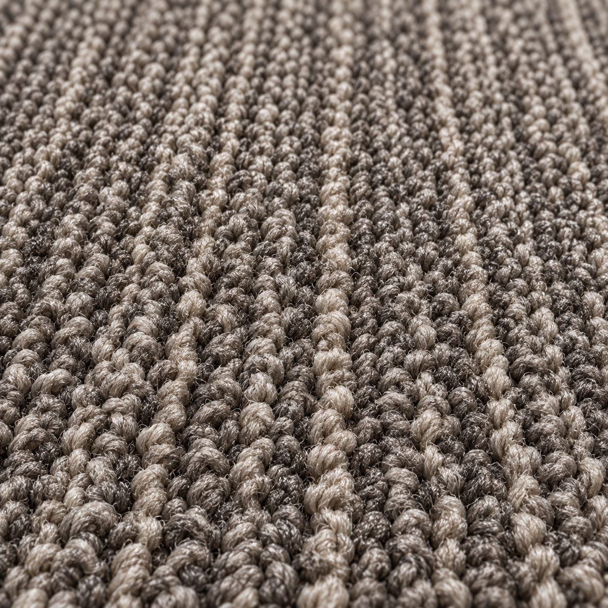 Zoom texture Tapis long Turku peluche gris anthracite
