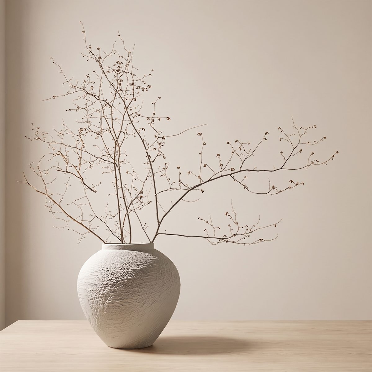 Vase Ishi en grès, effet pierre, forme organique