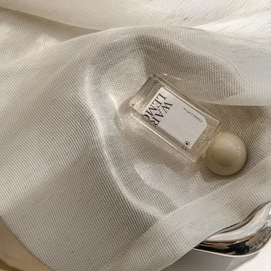 Voilage Kaze · tulle lin blanc